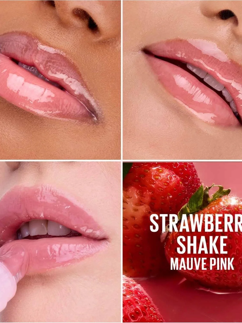 NEW! Maybelline LIFTER GEL OIL LIP GLOSS W/ HYALURONIC ACID (Strawberry Shake)